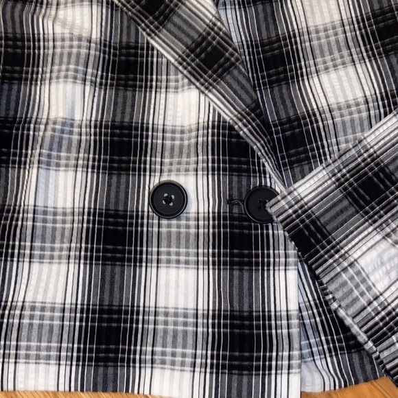 NWT BB Dakota by Steve Madden black & white blazer, size M - Picture 8 of 10